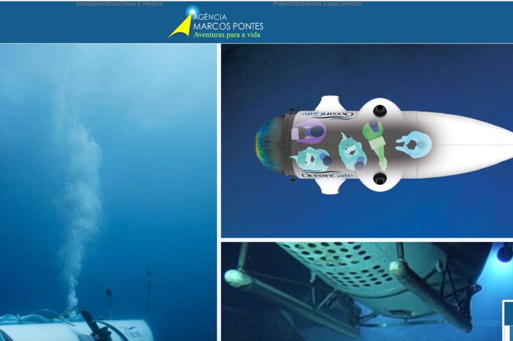 marcos-pontes-passeio-titanic Foto do submarino Titan