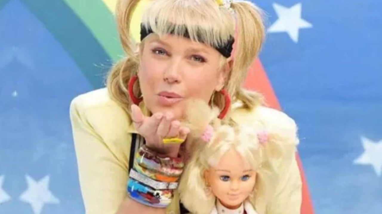 Xuxa Meneghel no programa 'Clube da Criança', da TV Manchete