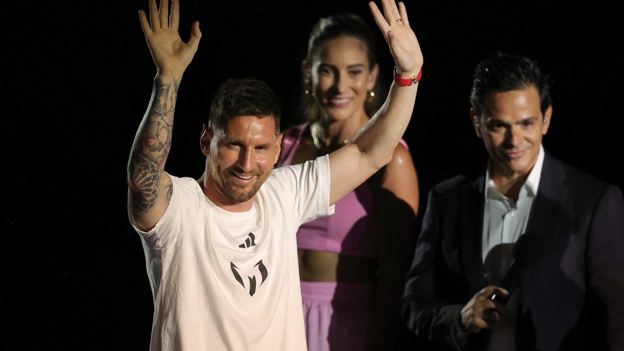 Apresentação de Messi no Inter Miami