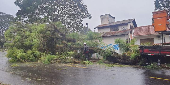 CICLONE - Santa Catarina: chuvas causam estrago na região