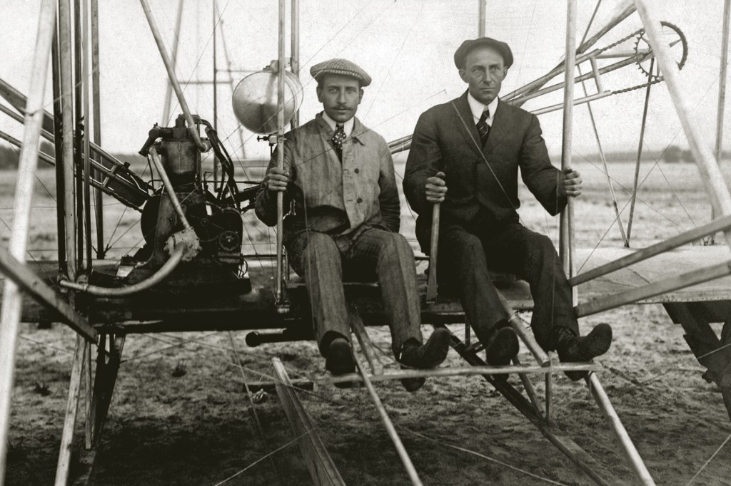 RIVAIS - Os irmãos Wright e sua criação: sem registro oficial