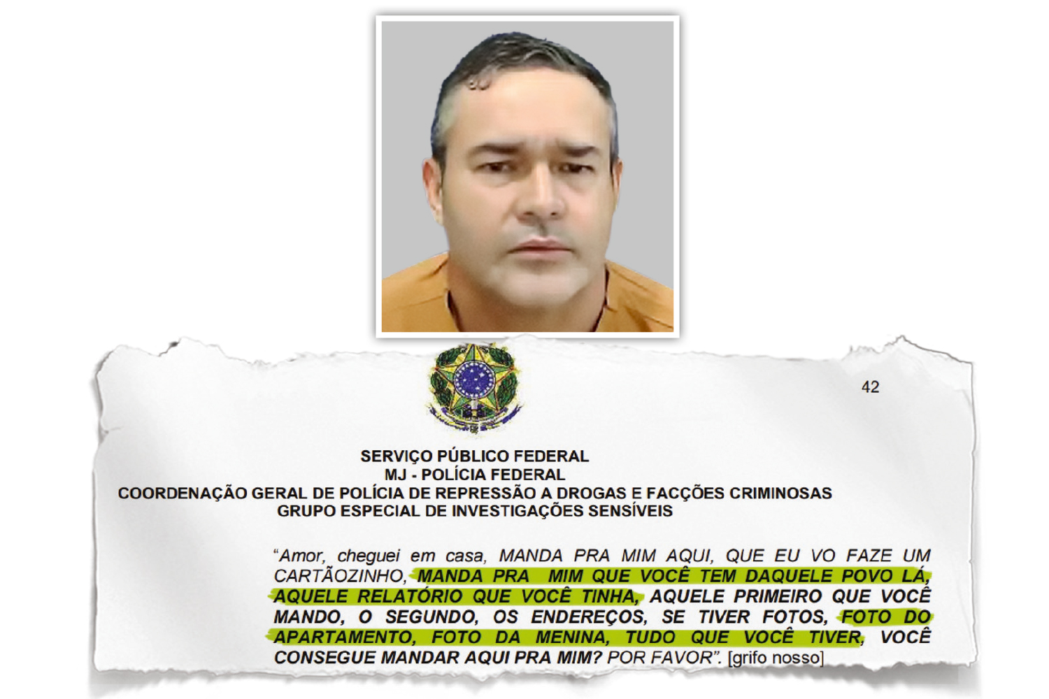 O-chefe O CHEFE - Janeferson Aparecido, o Nefo: ele recebia os relatórios sobre a rotina do senador e coordenava a equipe destacada pelo PCC para a operação no Paraná