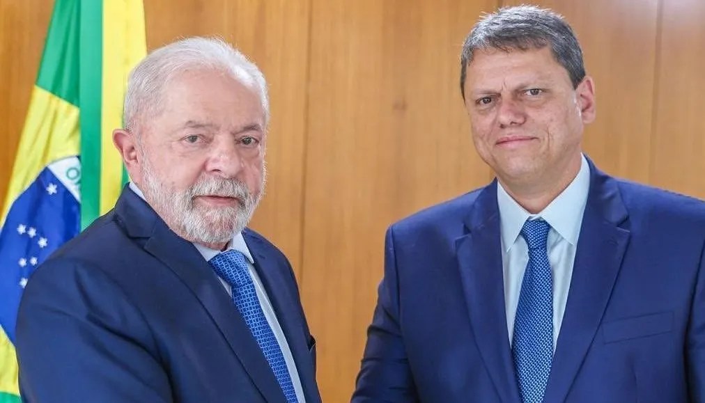 Lula e Tarcísio de Freitas (Ricardo Stuckert/Planalto)