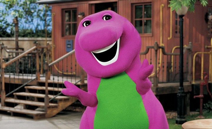 Barney, o dinossauro roxo, vai ser modernizado e relançado