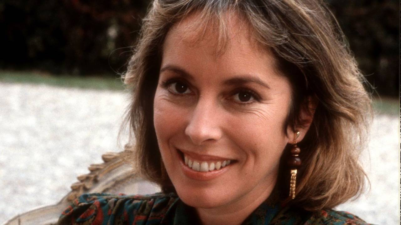 Atriz Josephine Chaplin em 1985