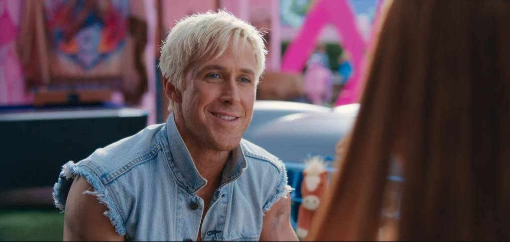 Ryan Gosling como Ken, o namorado desprezado de Barbie