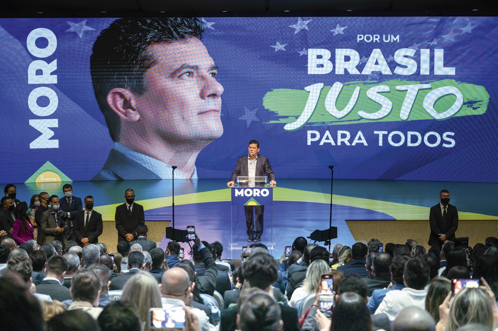 DINHEIRO À TOA - Sergio Moro: o Podemos gastou 3 milhões de reais com o ex-juiz, que trocou de partido