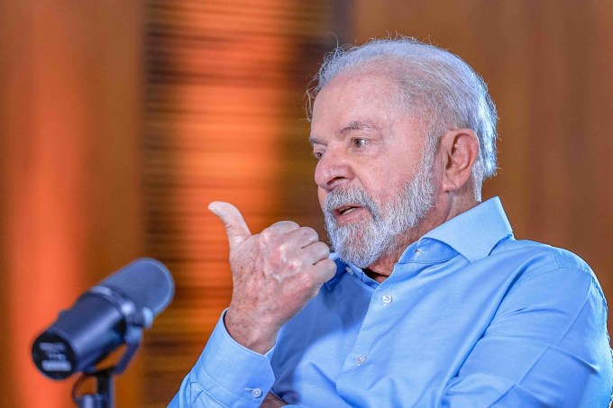 O presidente Luiz Inácio Lula da Silva
