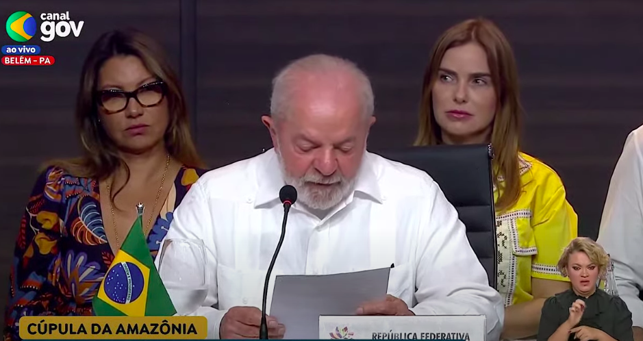 Lula discursa na abertura da Cúpula da Amazônia