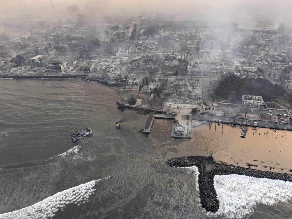 LAHAINA - Havaí: incêndio deixa mais de 80 mortos e cidade em ruinas