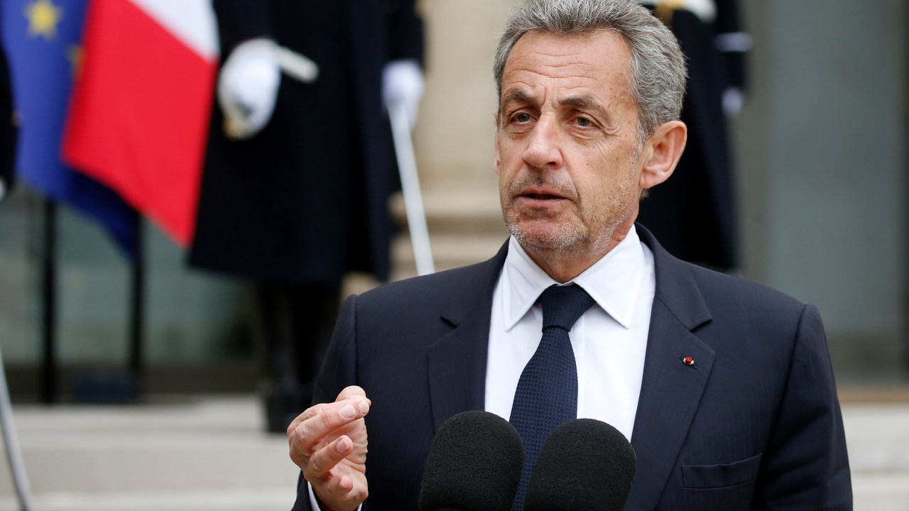 O ex-presidente da França, Nicolas Sarkozy. 25/02/2022