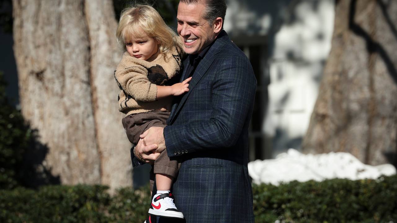 Hunter Biden e o filho, Beau