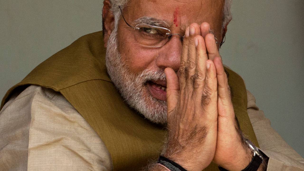 O primeiro-ministro da Índia, Narendra Modi