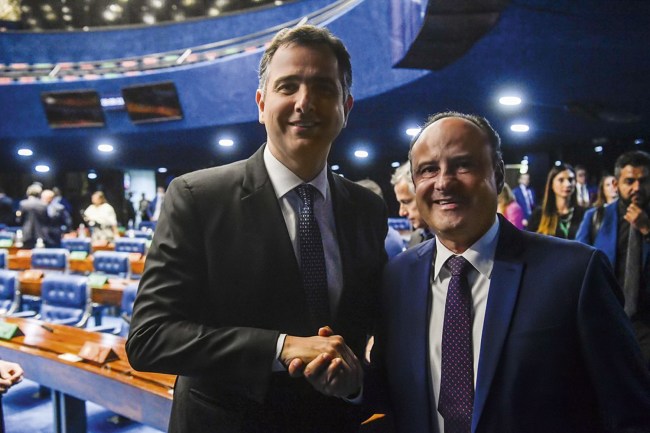 BÊNÇÃO - Pacheco e Chaves: aliado do presidente do Senado está no páreo