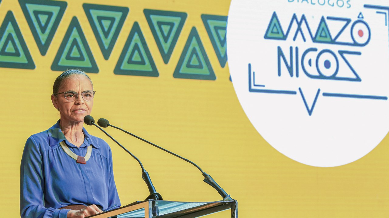 AMAZÔNIA - Marina Silva: o presidente dá sinais de que comprará mais uma vez briga com a ministra do Meio Ambiente