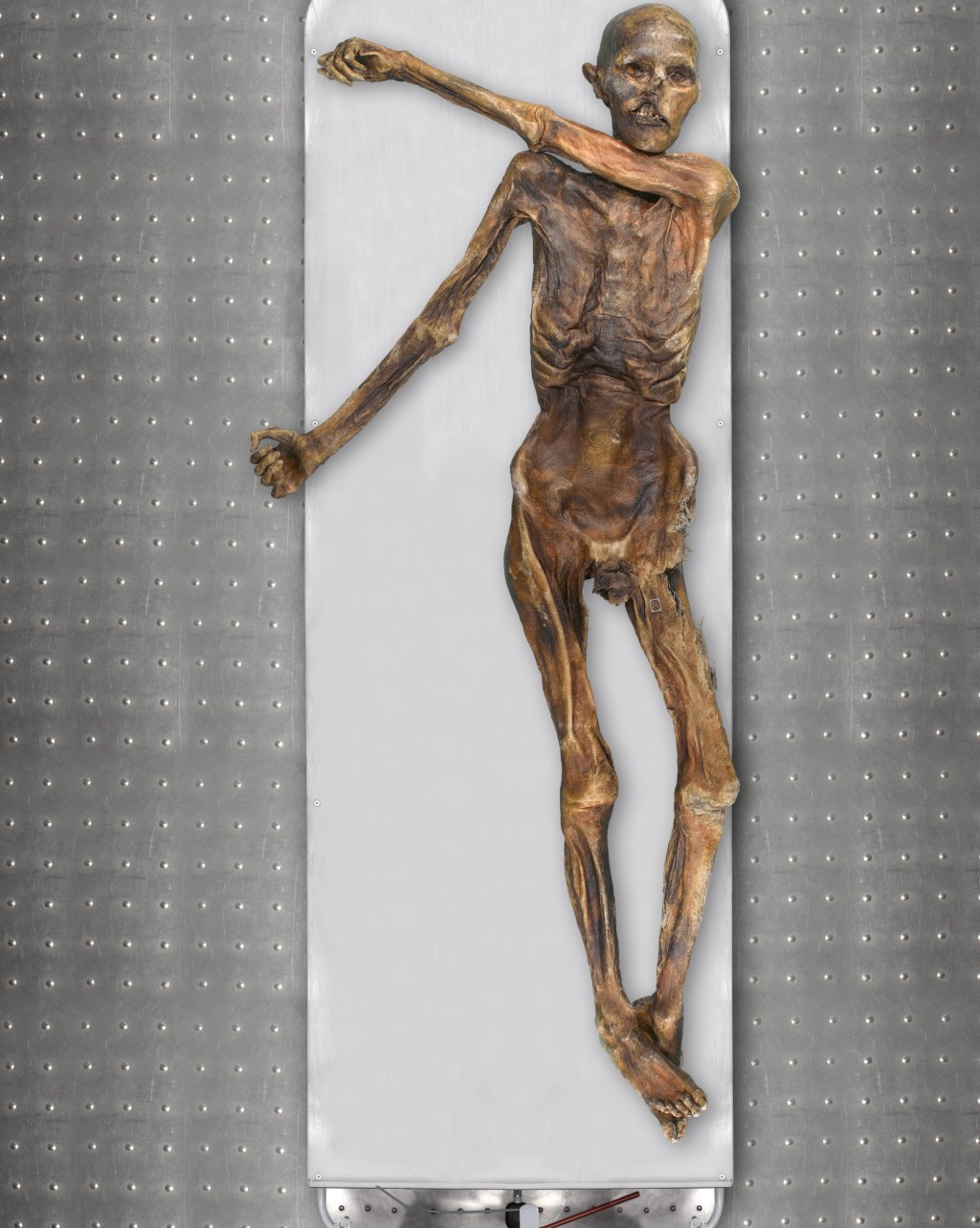 HOMEM DE GELO - Ötzi: corpo quase completamente preservado ficou enterrado no gelo por cinco milênios