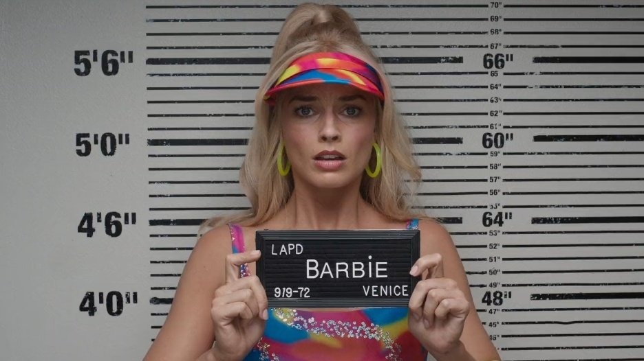 Margot Robbie no filme Barbie (2023).