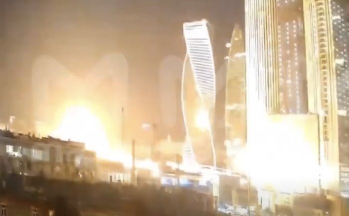 Forte explosão no centro de Moscou. 18/08/2023 -