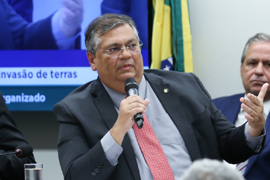 Ministro da Justiça, Flávio Dino, fala sobre o decreto que suspende registro de armas na comissão de segurança pública da Câmara