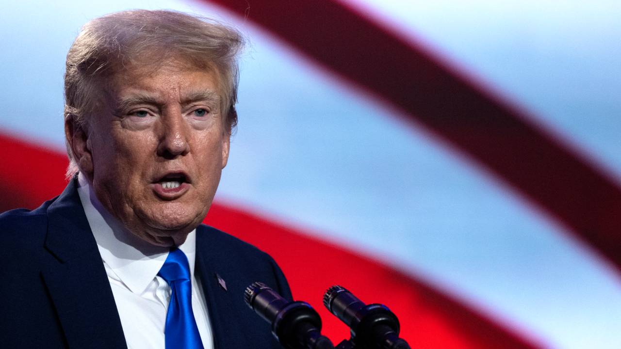 O ex-presidente dos Estados Unidos, Donald Trump. 16/09/2023
