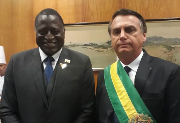 PADRINHO - O deputado Hélio Negão e o então presidente Jair Bolsonaro