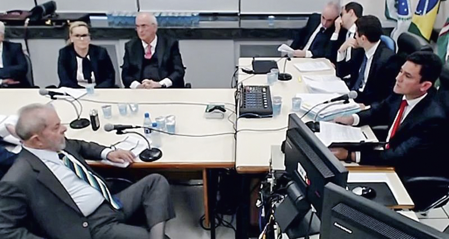 VIRADA DE JOGO&ensp;- Lula frente a frente com Moro: o presidente riu por &uacute;ltimo