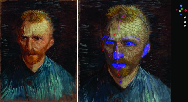 Rosto do pintor foi reconstituído com a ajuda de inteligência artificial -