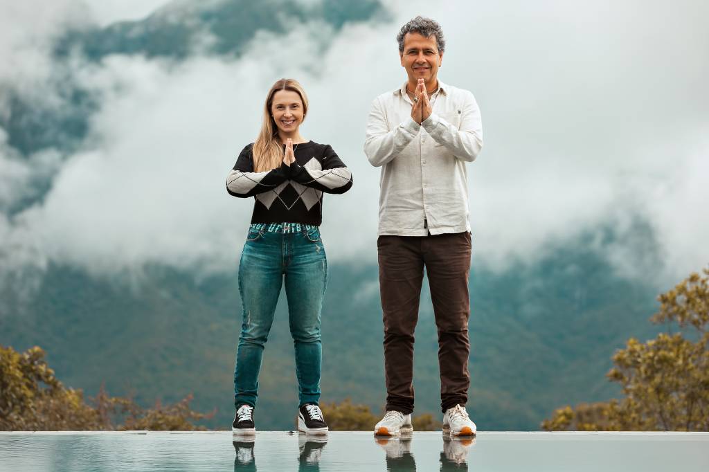 CRÉDITOS_ Aline Branca DIRETORA E APRESENTADOR: Iara Cardoso e Marcos Palmeira trabalham juntos no filme A Era dos Humanos