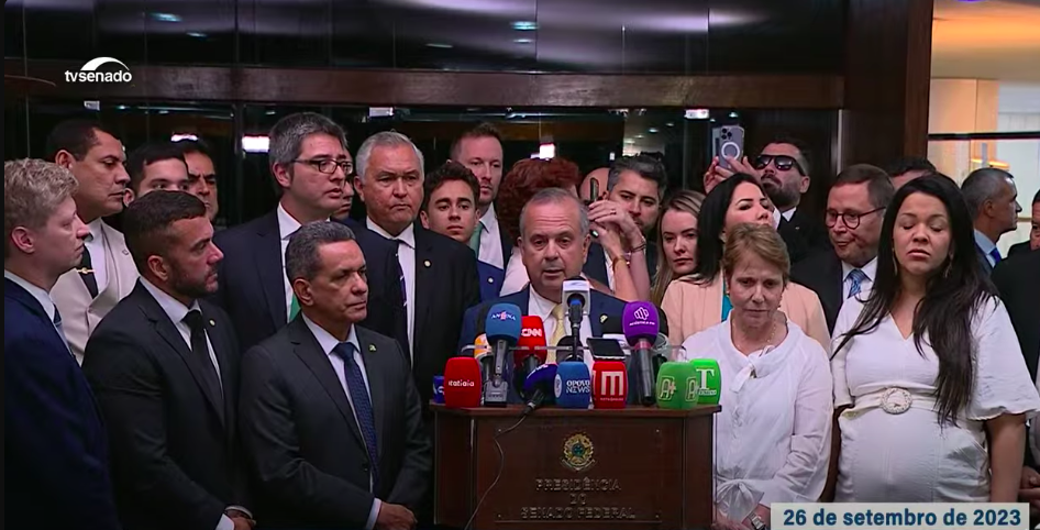 Líder da oposição, senador Rogério Marinho anuncia obstrução da pauta