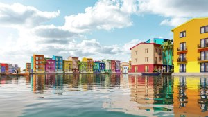Projeção de como ficará a cidade flutuante das Maldivas