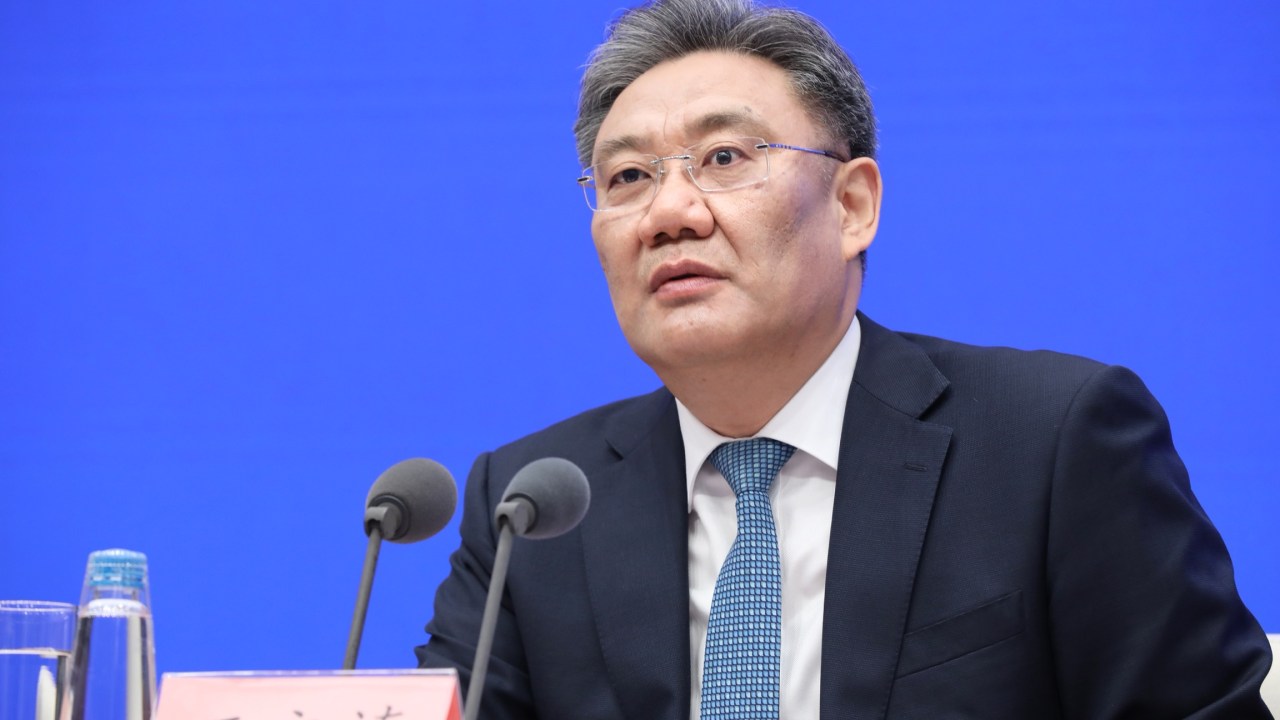 O ministro do Comércio da China, Wang Wentao. 01/03/2022