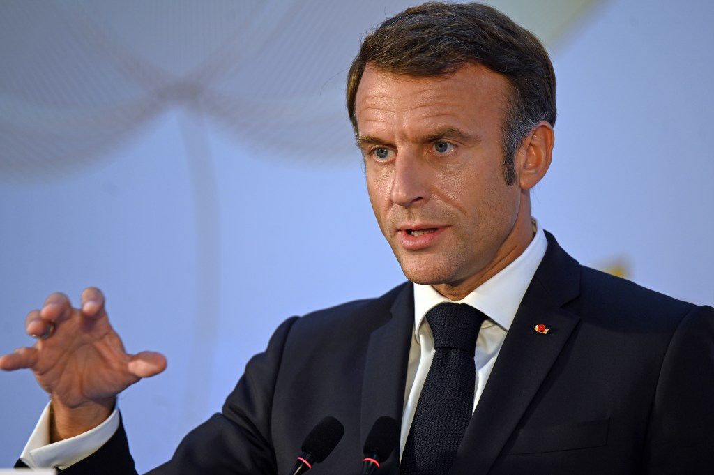 O presidente da França, Emmanuel Macron. 10/09/2023