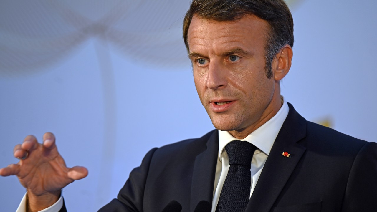 O presidente da França, Emmanuel Macron. 10/09/2023