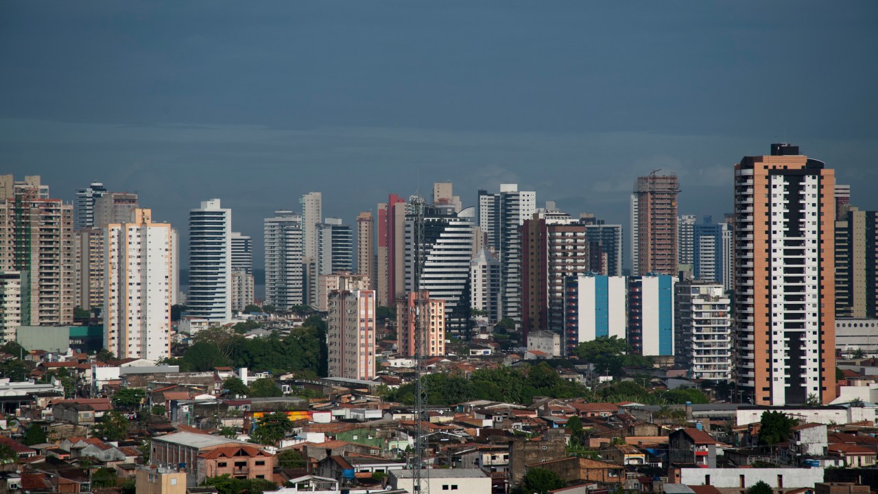 Panorama de Belém, no Pará: seis meses de temperaturas extremas até 2050