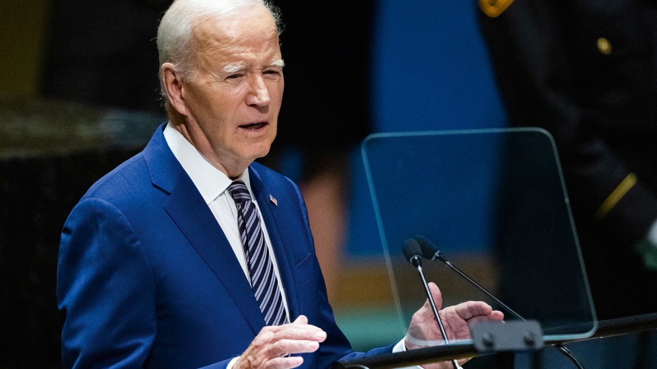 O presidente dos EUA, Joe Biden: país condena ataque a Israel e promete acompanhar de perto o desenrolar do conflito