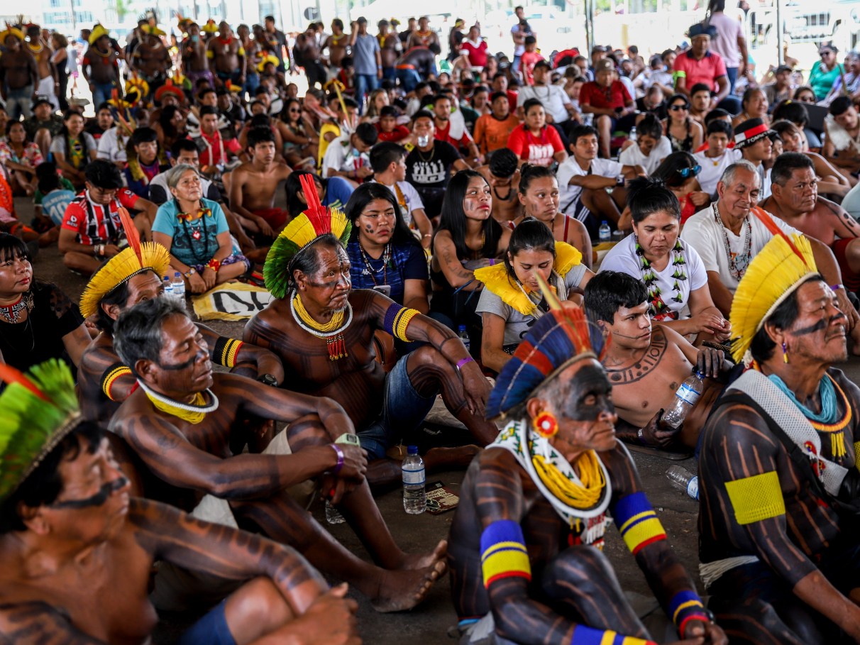 Indígenas e órgãos internacionais celebram derrubada do m... | VEJA