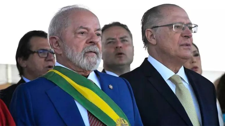 Lula e Alckmin no 7 de Setembro de 2023/ Cadu Gomes/VPR