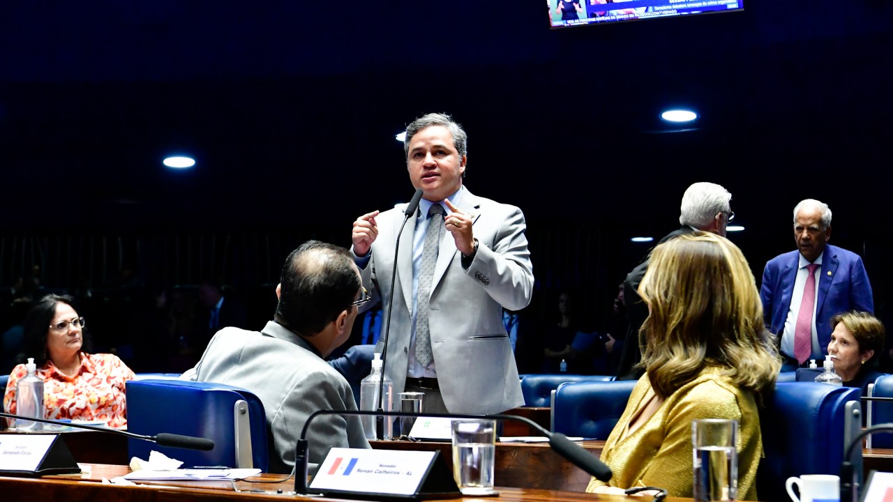 O líder do União Brasil no Senado e coordenador do grupo de trabalho da CAE sobre a reforma tributária, Efraim Filho
