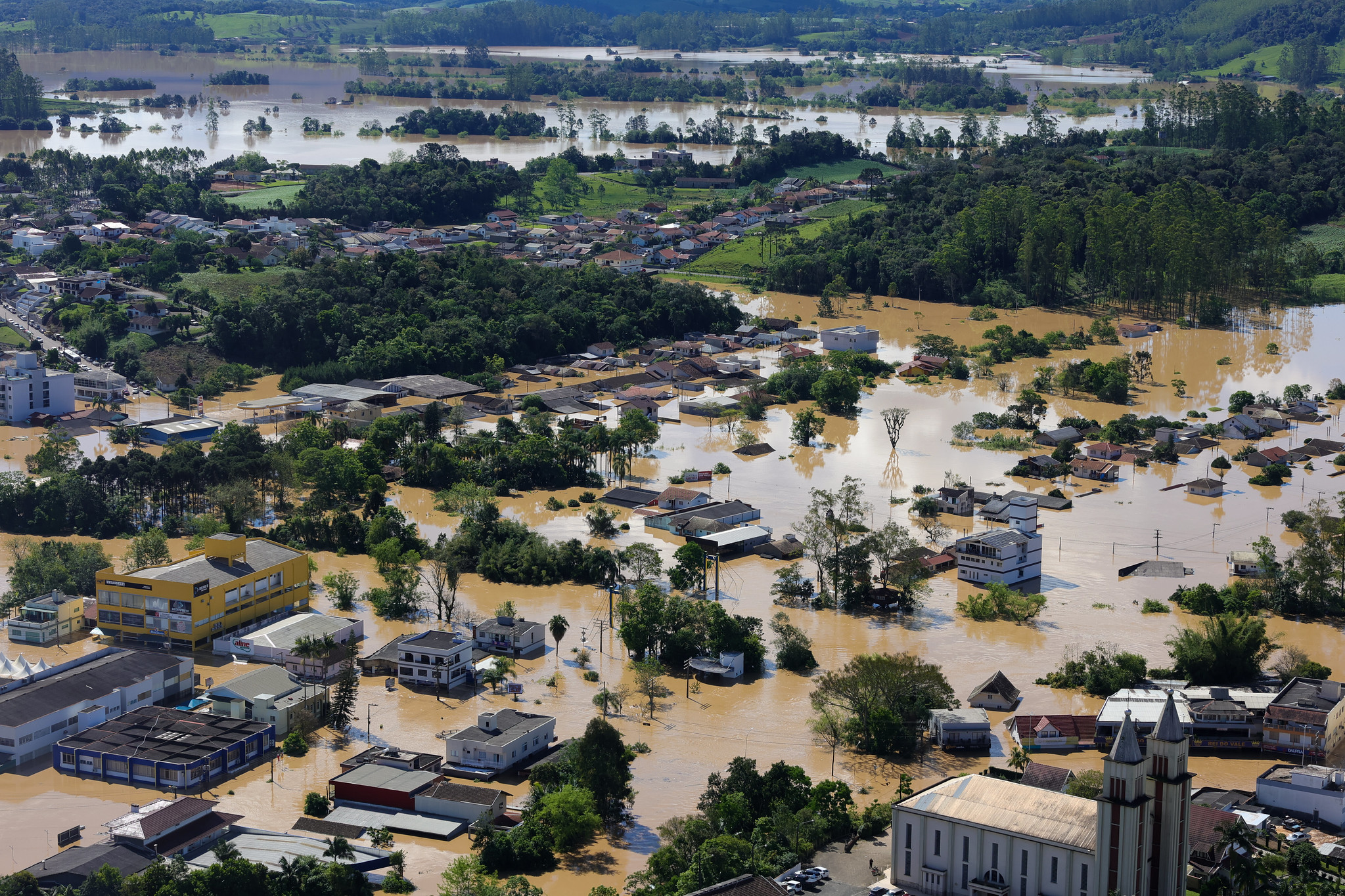 Santa Catarina: 82 cidades decretam emergência por causa de chuvas