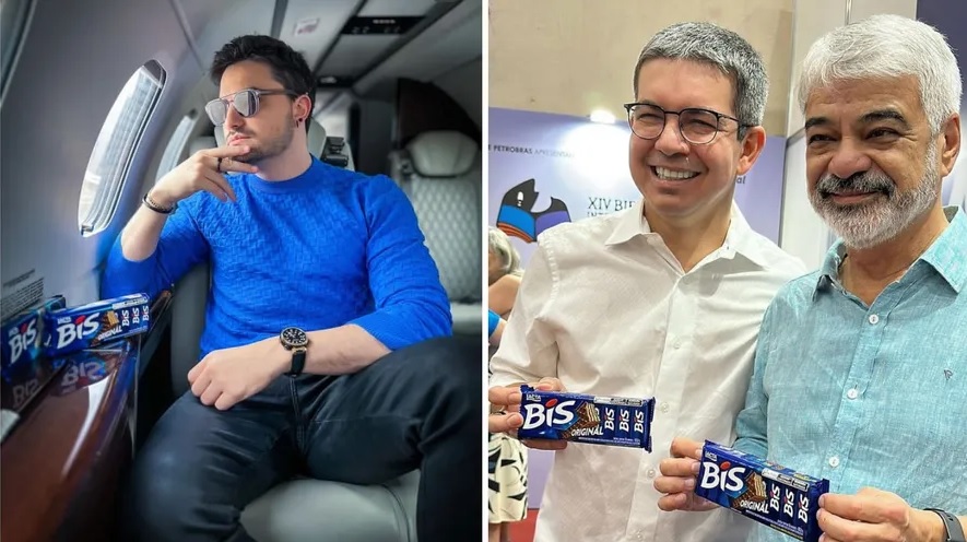 Felipe Neto; os senadores Randolfe Rodrigues e Humberto Costa