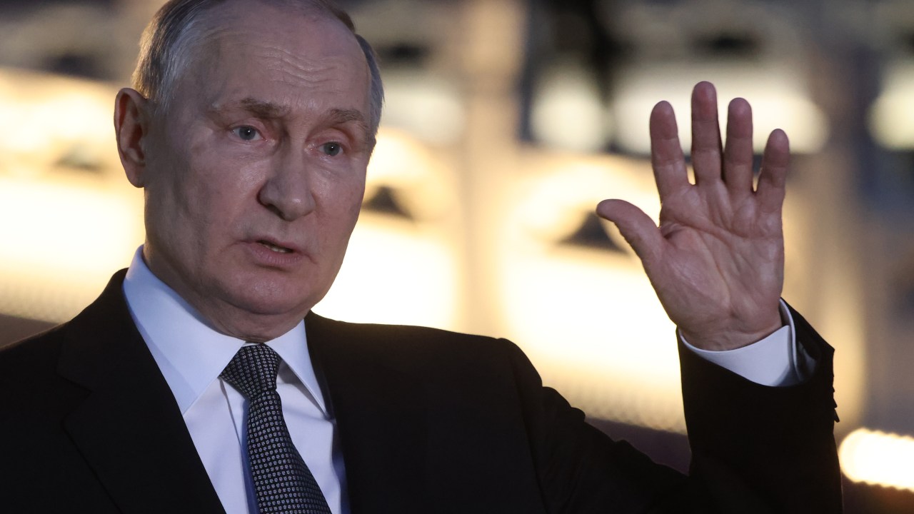 O presidente da Rússia, Vladimir Putin. 18/10/2023