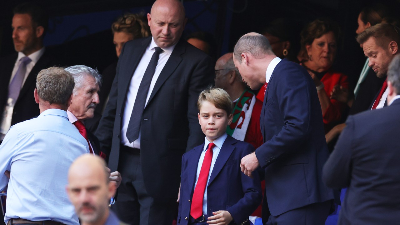 Prince George and William -