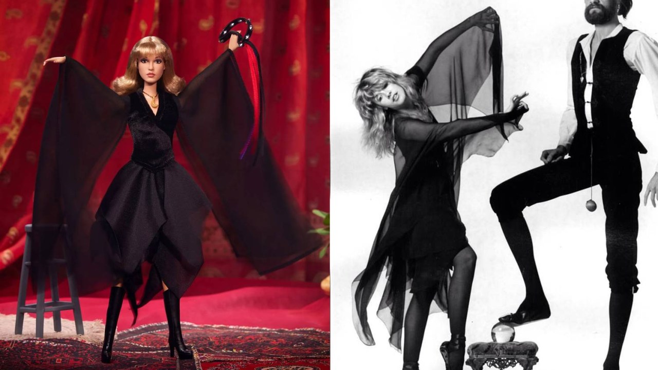 A cantora Stevie Nicks ganha uma versão da boneca Barbie
