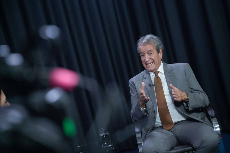 O presidente do PL (Partido Liberal), Valdemar Costa Neto, no programa "Amarelas On Air", de Veja