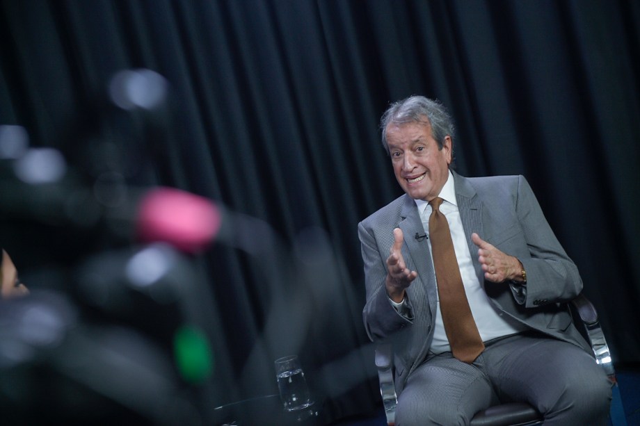 O presidente do PL (Partido Liberal), Valdemar Costa Neto, no programa "Amarelas On Air", de Veja