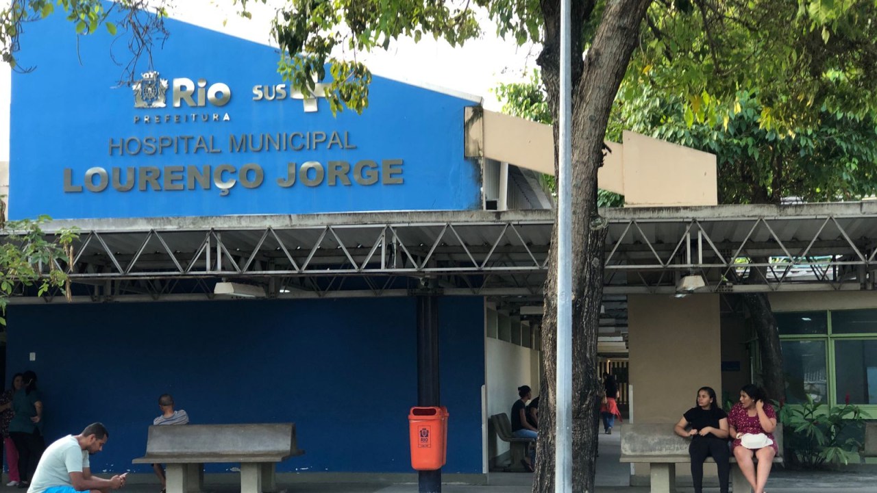 Hospital municipal Lourenço Jorge, na Zona Oeste do Rio de Janeiro.