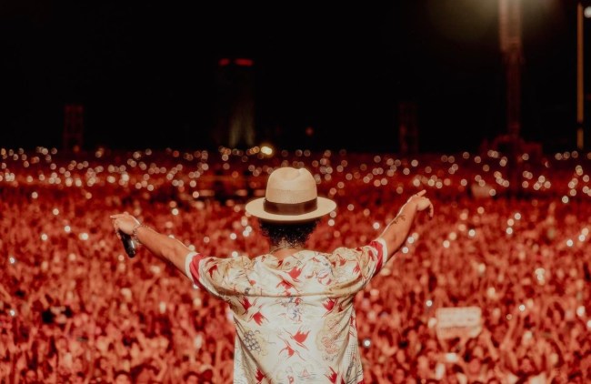Show de quarta-feira, 4, em Israel: última postagem no Instagram de Bruno Mars