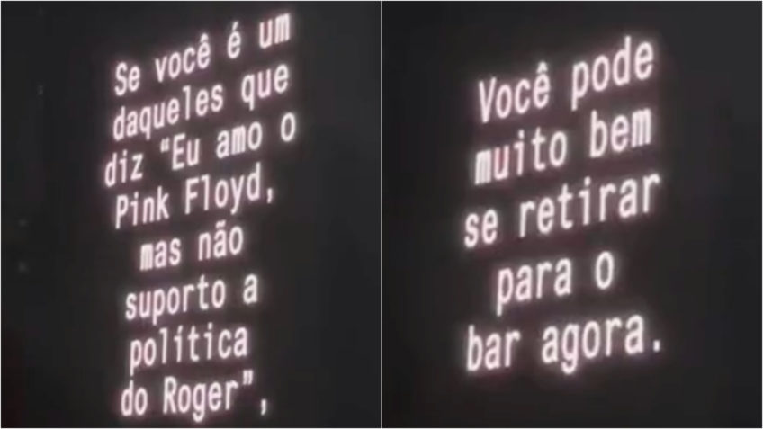 A mensagem de Roger Waters em show em Brasília