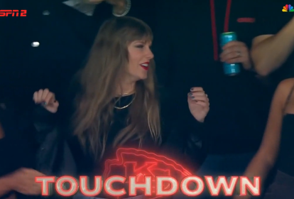 Taylor Swift volta a assistir jogo da NFl e audiência bate recorde