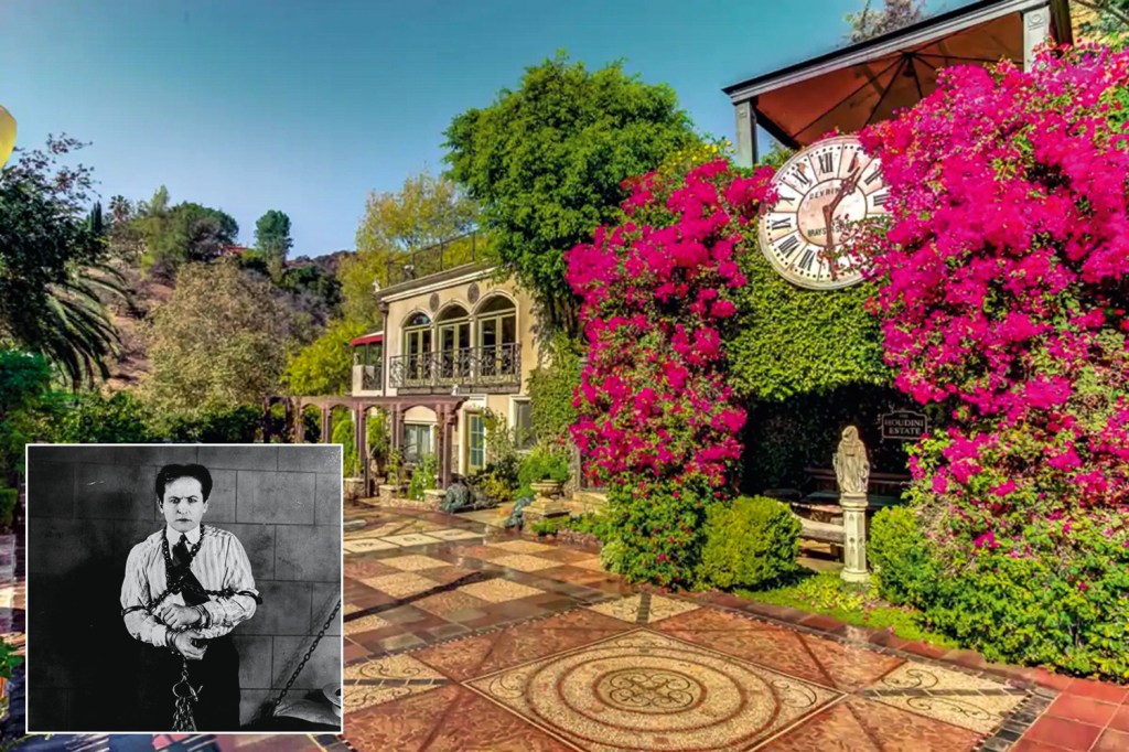 2–CASA-HOUDINI.jpg MÁGICA - O imenso oásis verde do celebrado ilusionista americano: mansão construída no início do século XX